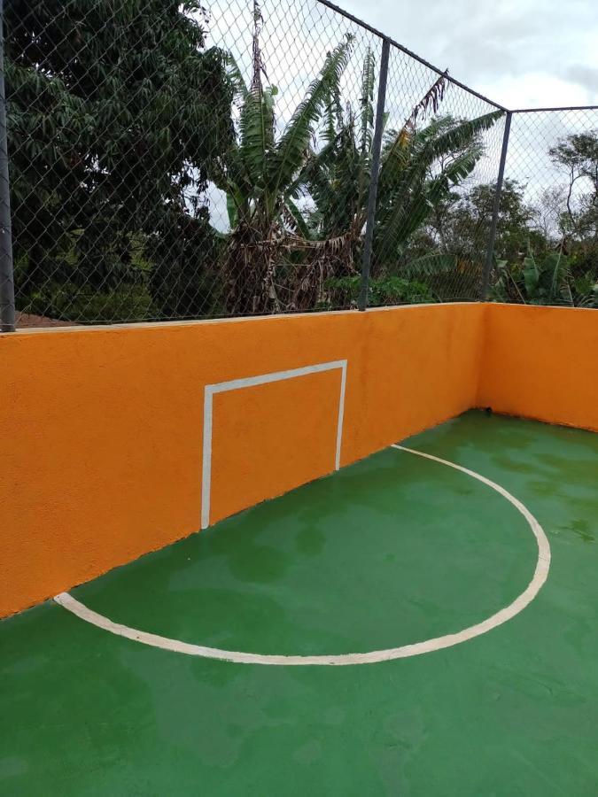 Chacara Bella Vida Com Piscina Churrasqueira Salao De Festas Fogao A Lenha Quadra Арасаригуама Екстериор снимка