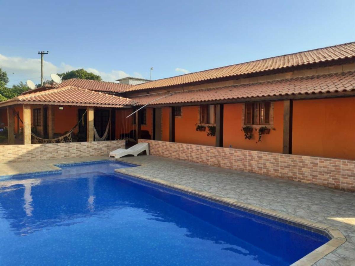 Chacara Bella Vida Com Piscina Churrasqueira Salao De Festas Fogao A Lenha Quadra Арасаригуама Екстериор снимка